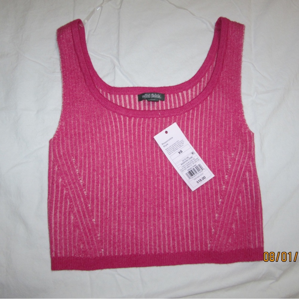 Target Pink tank top size xs new with tags